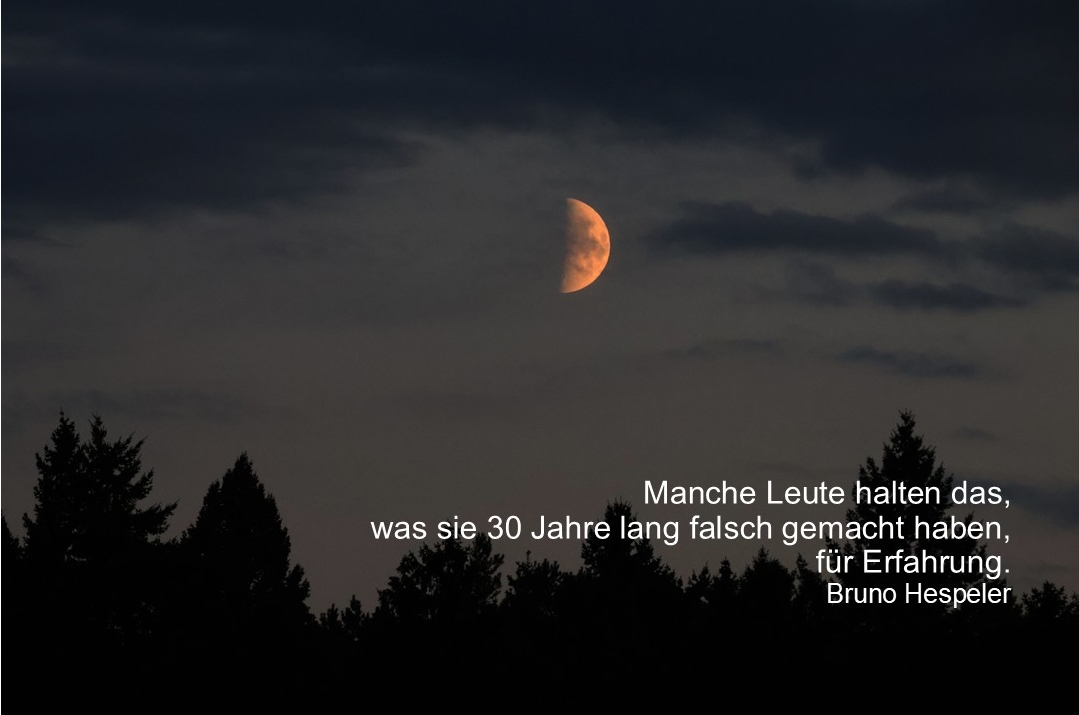 30 Jahre “Erfahrung”